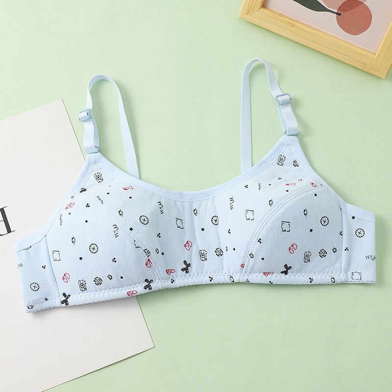 Adjustable Cotton Bra for Teen Girls