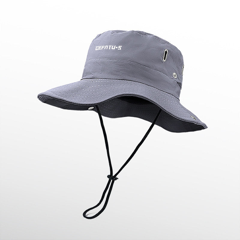 Adjustable Desert Sun Hat with Face Mask and Neck Guard