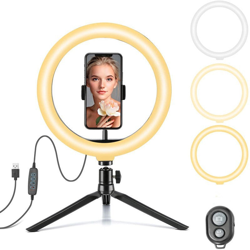 Adjustable LED Ring Light with Tripod