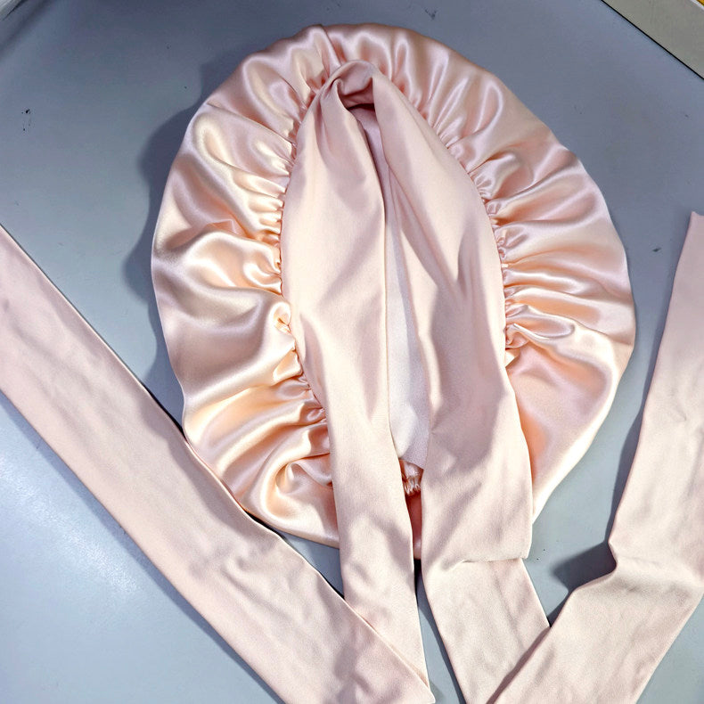 Adjustable Mulberry Silk Sleeping Cap