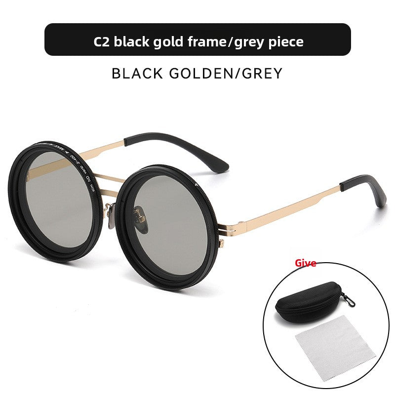 Adjustable Polarized Steampunk Sunglasses