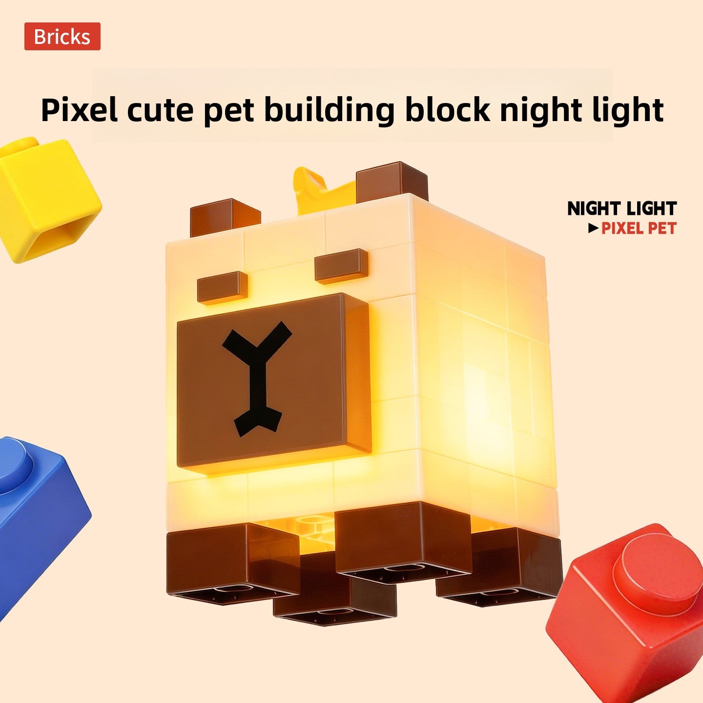 Adjustable RGB Night Light with Touch Control