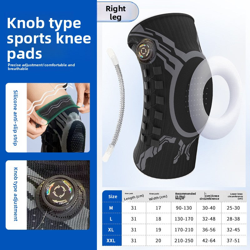 Adjustable Rotating Button Knee Support Brace