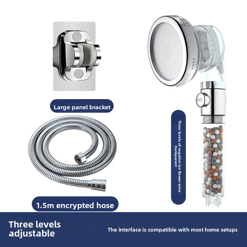 Adjustable Shower Head with Negative Ion Technology