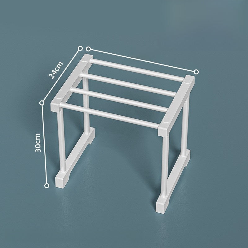 Adjustable wardrobe cabinets without the need for drilling