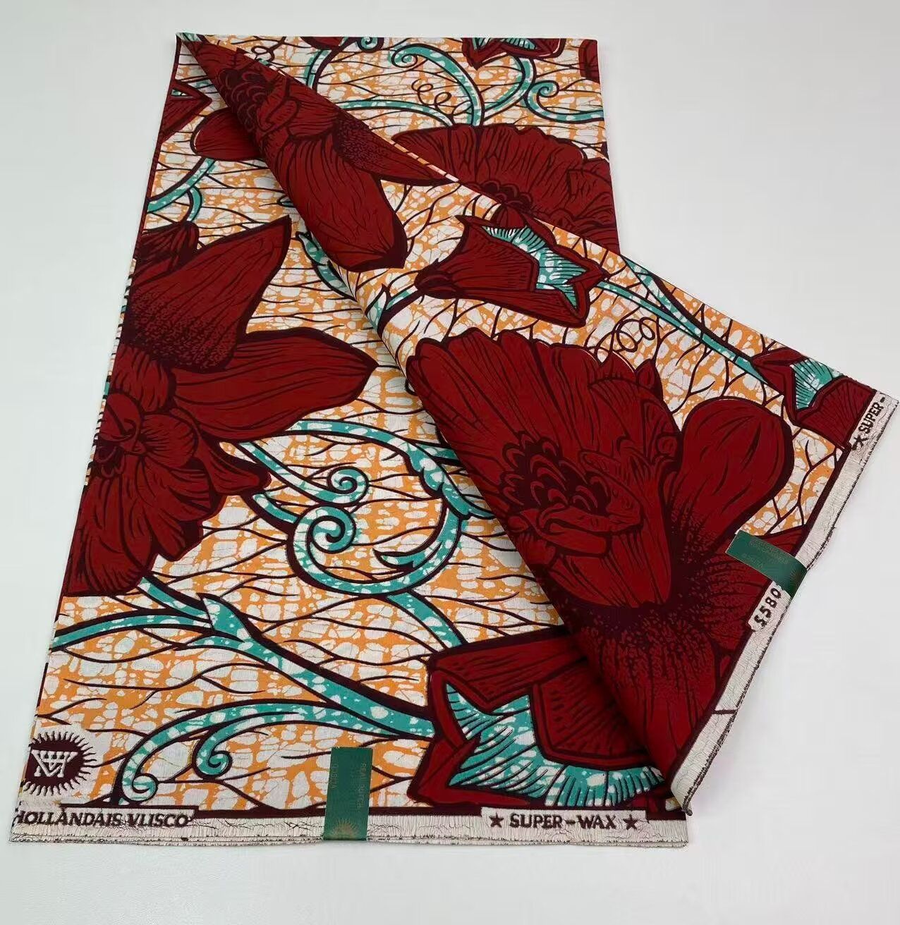 African Print Cotton Wax Fabric