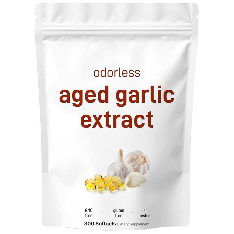 Aged Garlic Extract Odorless Softgel Capsules
