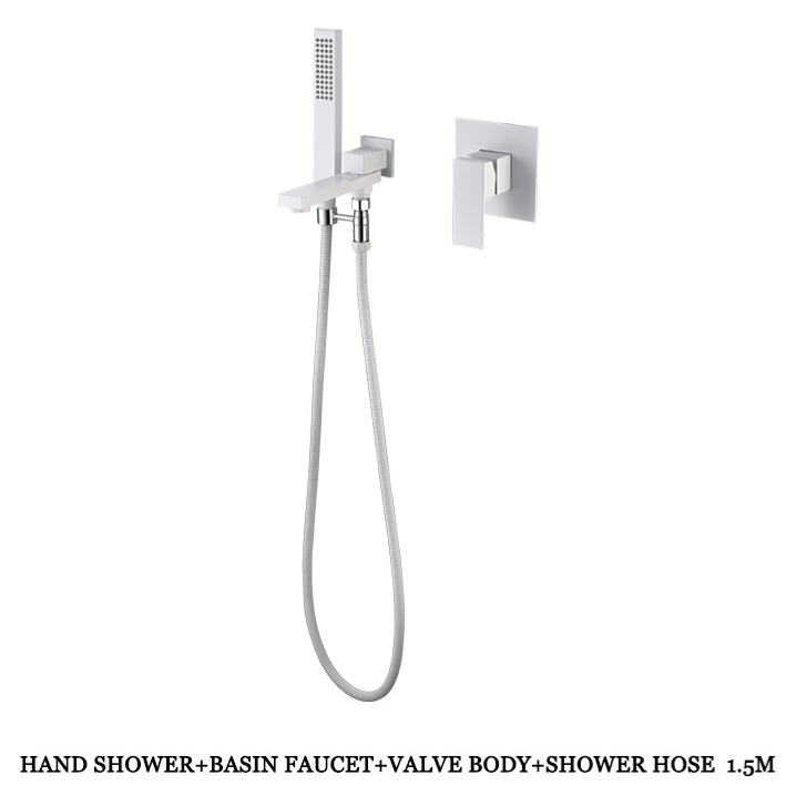 All Copper Bathtub Faucet and Shower Set