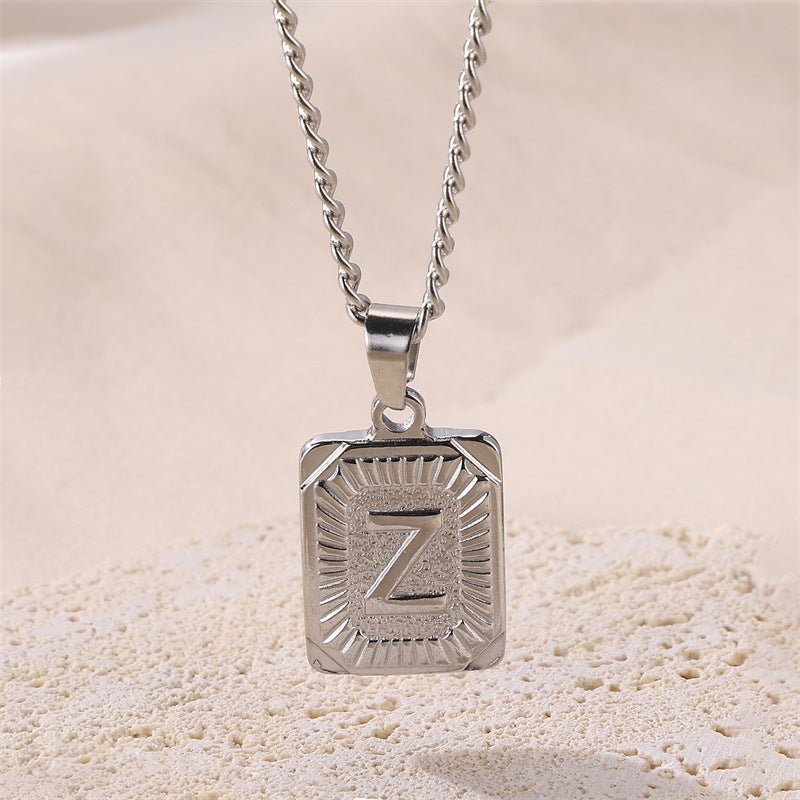 Alphabet necklace