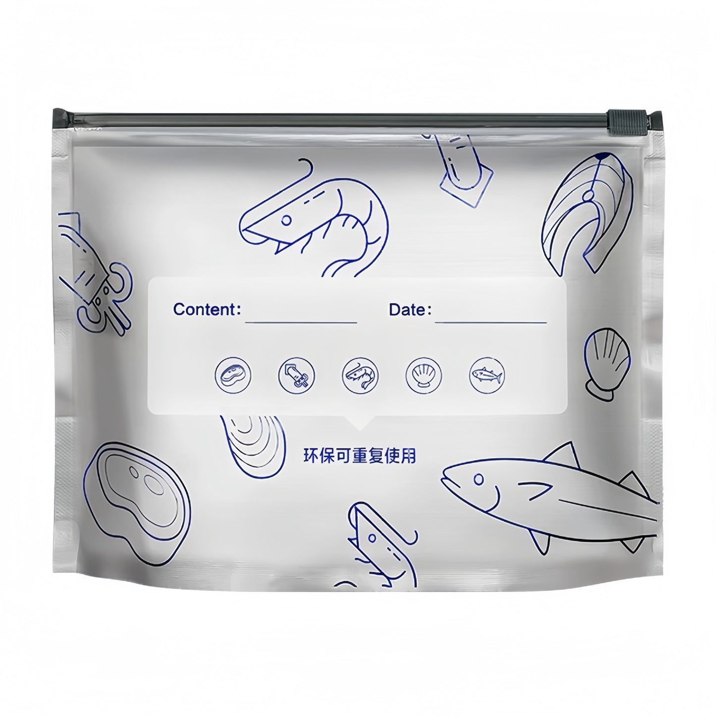 Aluminum foil sealed food-grade preservation bag