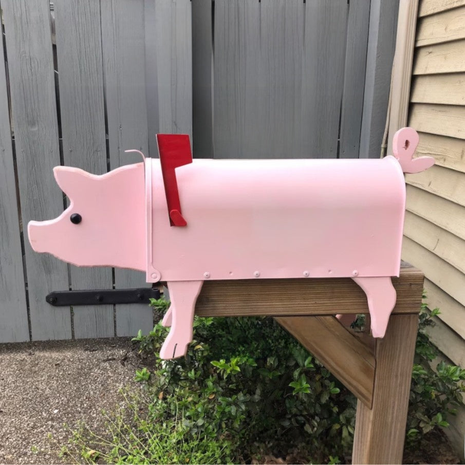 Animal Shaped Metal Mailbox Garden Decoration
