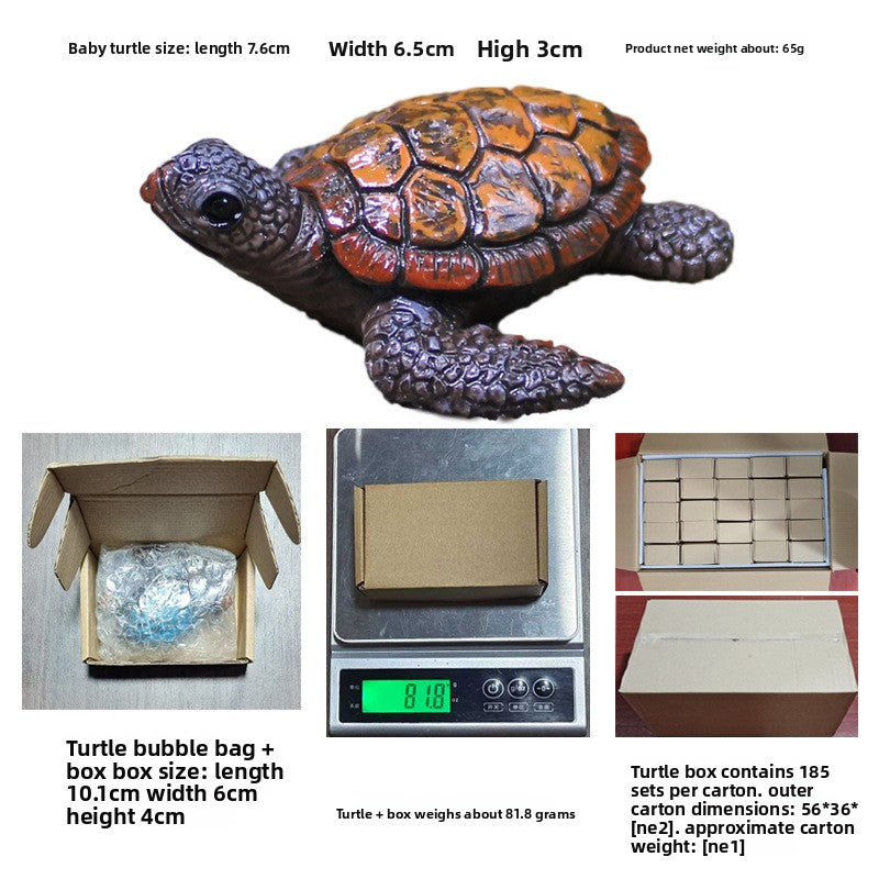Artificial Turtle Ornament