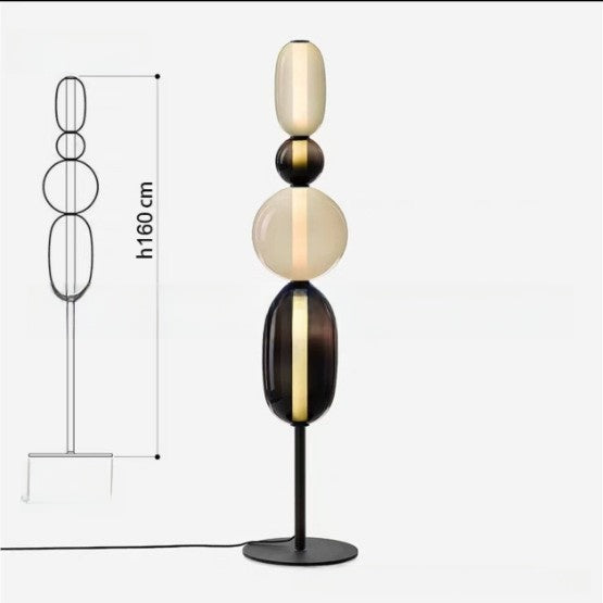 Artistic Glass LED Chandelier