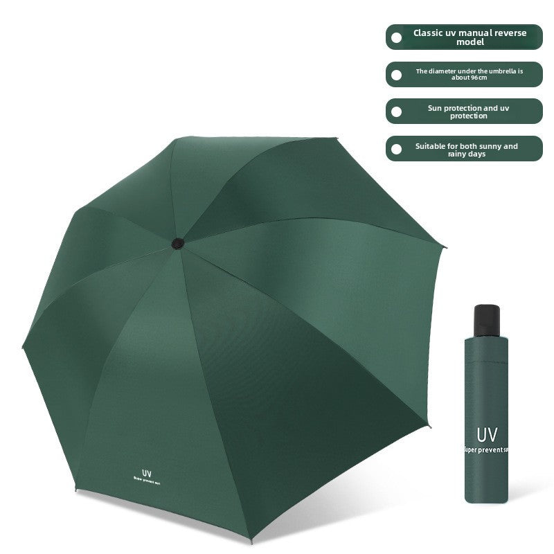Automatic Folding Umbrella Sun Rain Protection