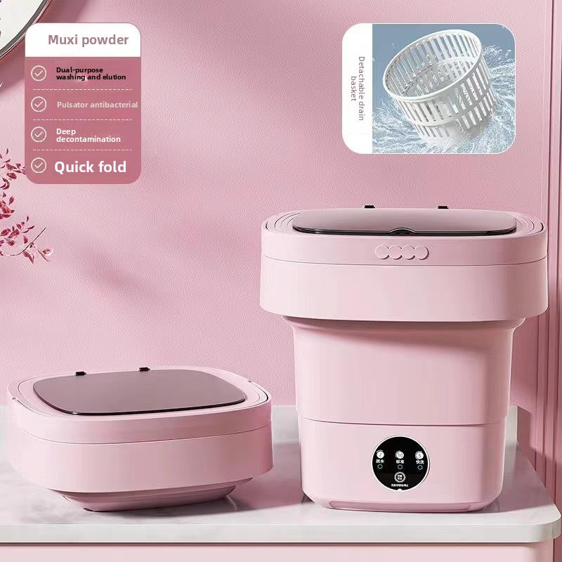 Portable Folding Washing Machine 8L Mini Washer for Travel