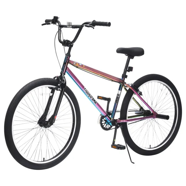 Freestyle Teen Bicycle – Single Speed Steel Frame with Pegs & Dual Brakes