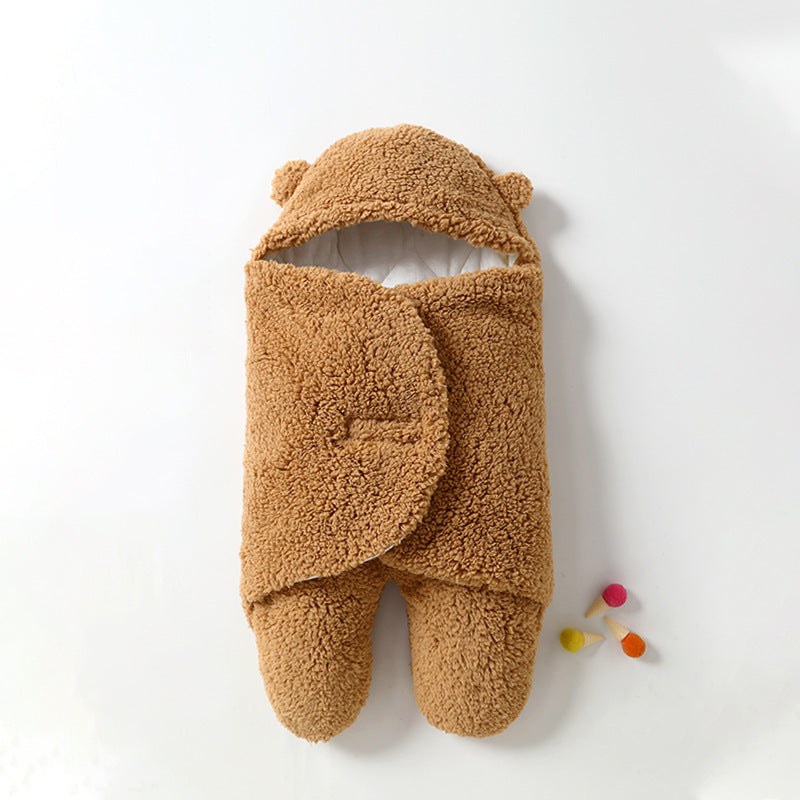 Baby Lamb Velvet Sleeping Bag for Newborns