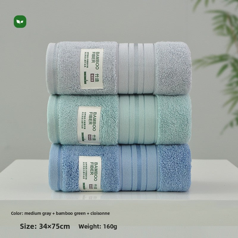 Bamboo Fiber Face Towel Absorbent Household