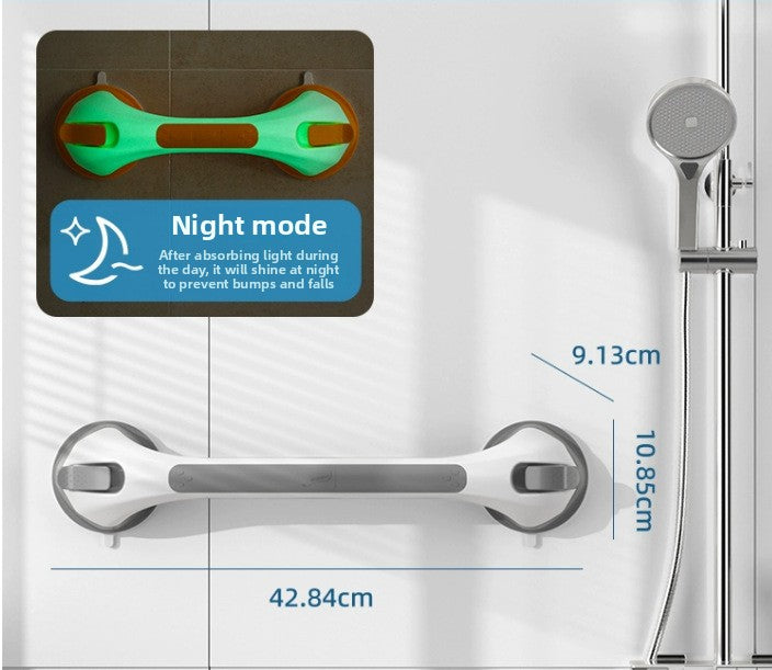 Bathroom Anti-Slip Support Handle with Suction Cups