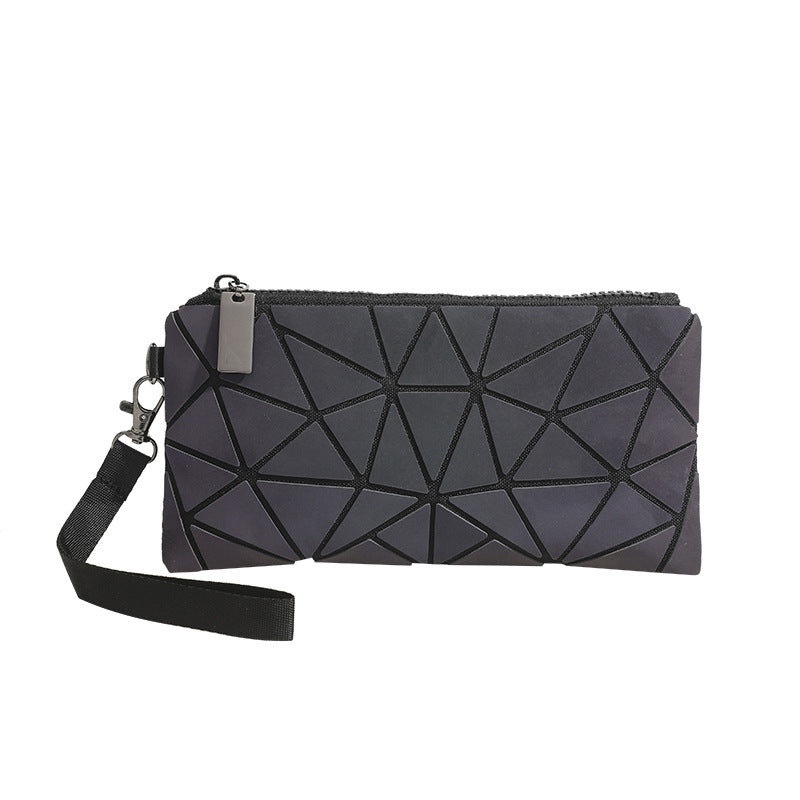Stylish Irregular Patchwork Geometric Pattern Clutch for Every.