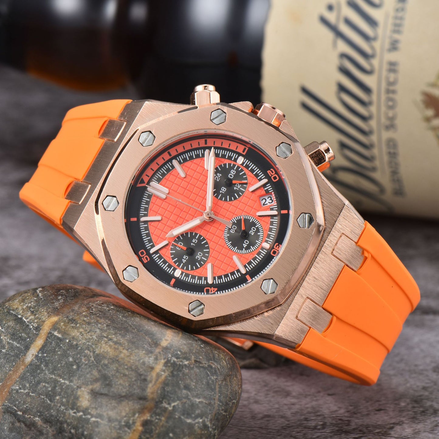 BESTWIN Men's Sports Watch with Luminous and Calendar