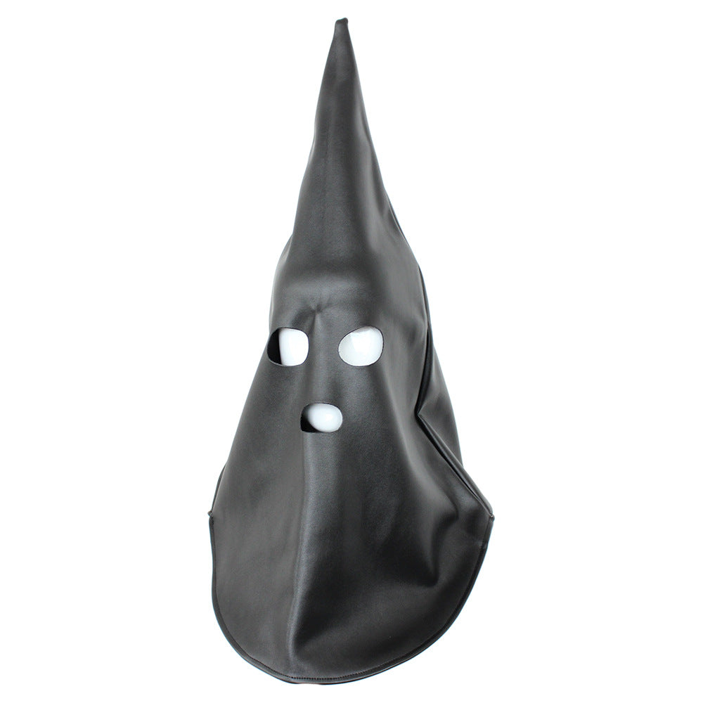 Black Leather Adjustable Headgear