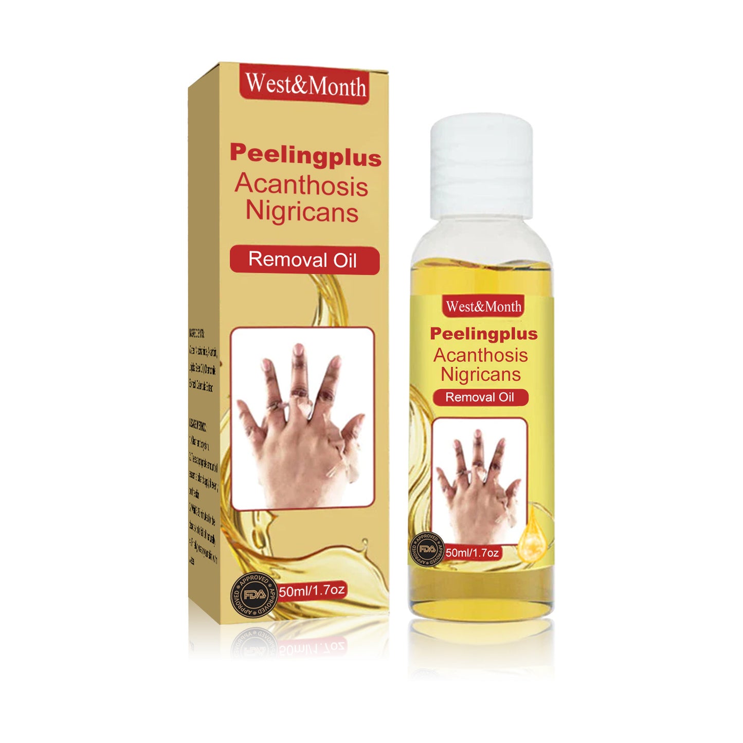 Black Scaly Skin Exfoliating and Skin-Care Oil