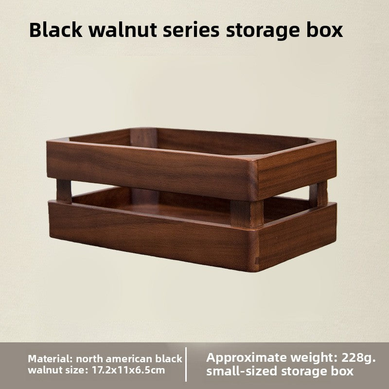 Black Walnut Large Storage Box