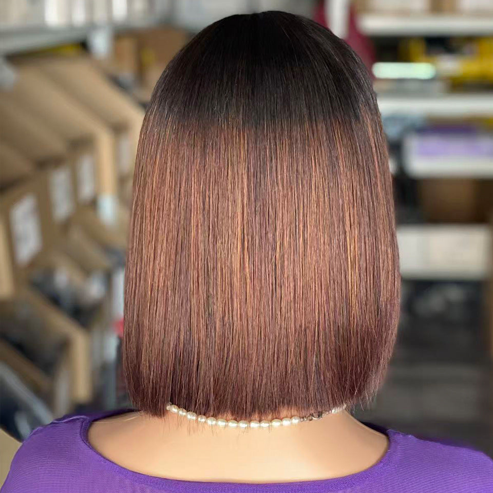Bone Straight Bob Human Hair Wig