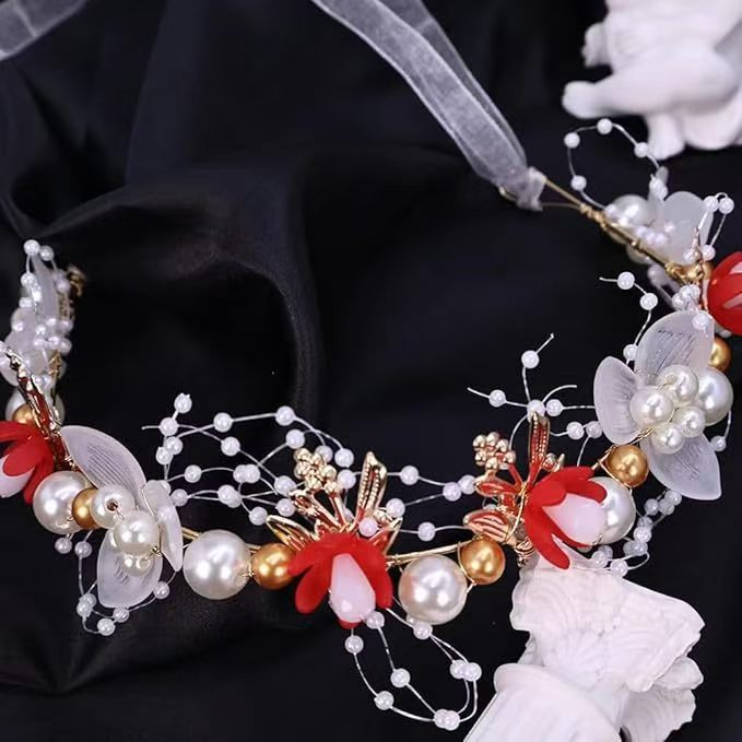 Bouquet crown hairband