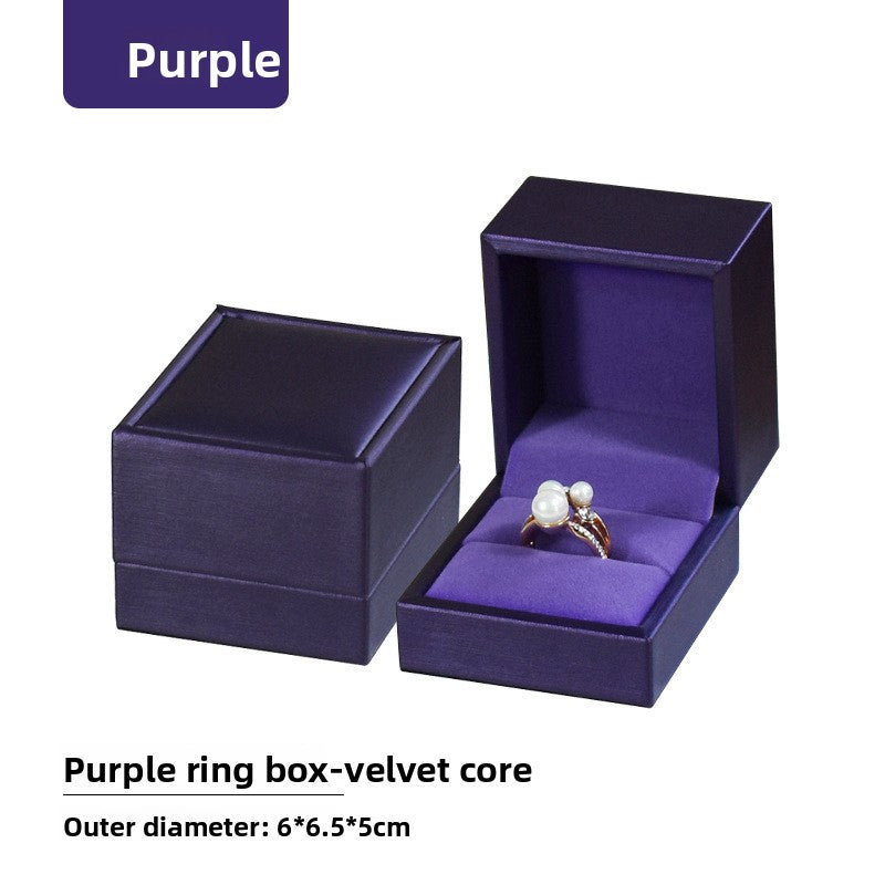Brushed Jewelry Box, Ring Earring Box, Necklace Box, Bracelet Bracelet Box, Jewelry Packaging Box