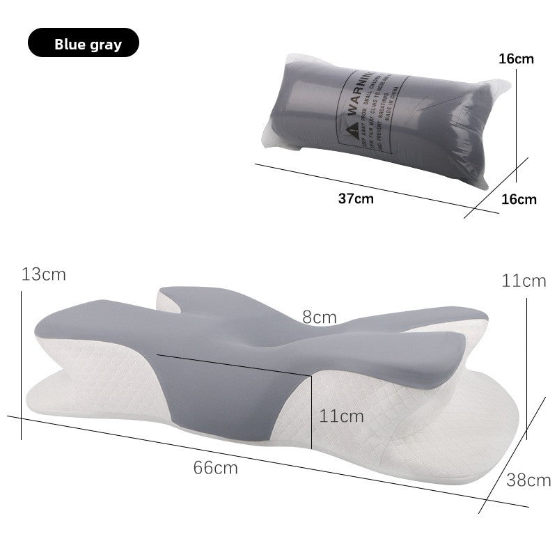 Butterfly-shaped memory pillow