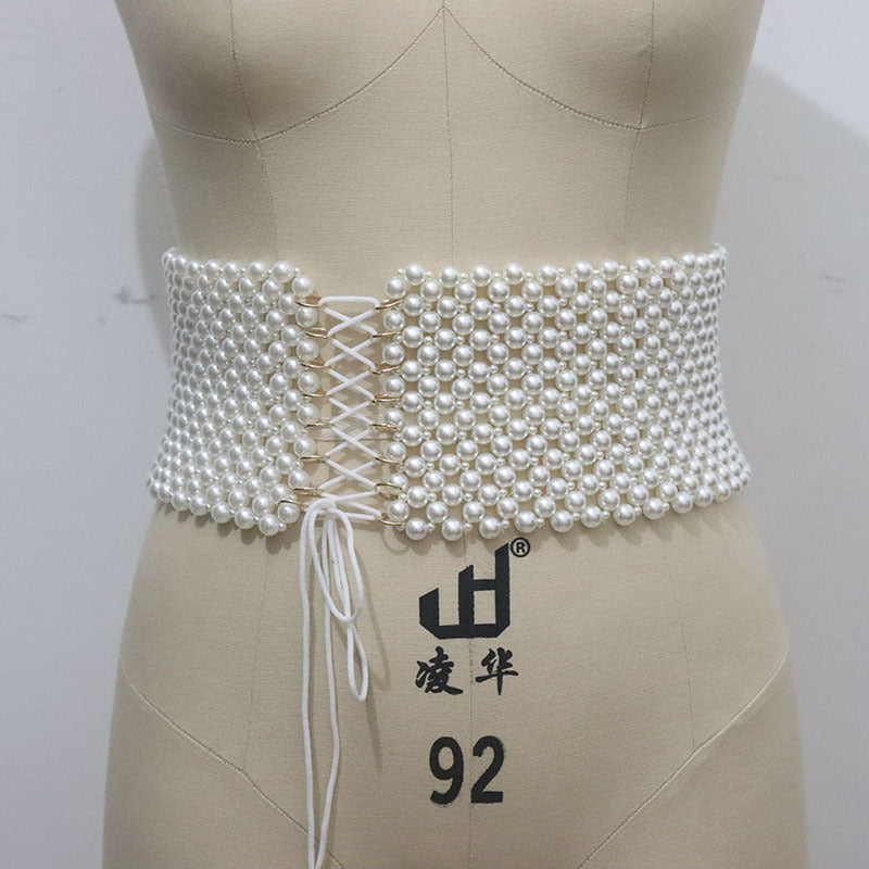 Classic Handmade Beaded Waist Cincher – Commuter Elastic