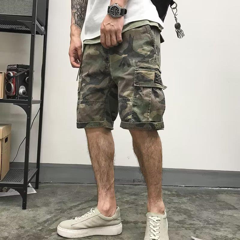 Camouflage Loose Fit Casual Shorts
