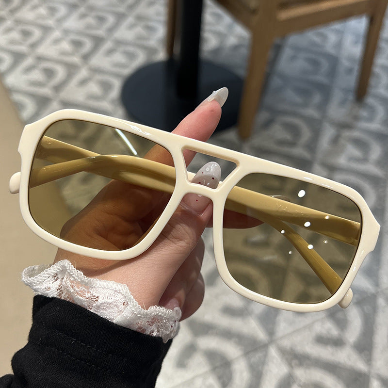 Candy Color Double Beam Sunglasses