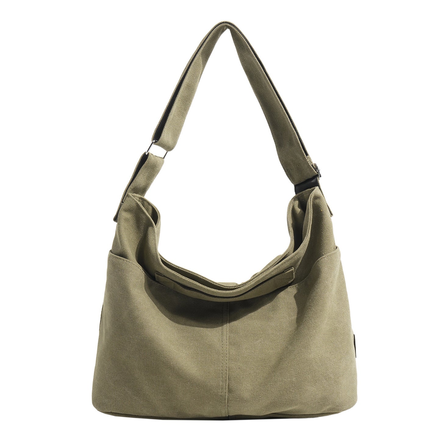 Canvas Crossbody Bag with Large Capacity
