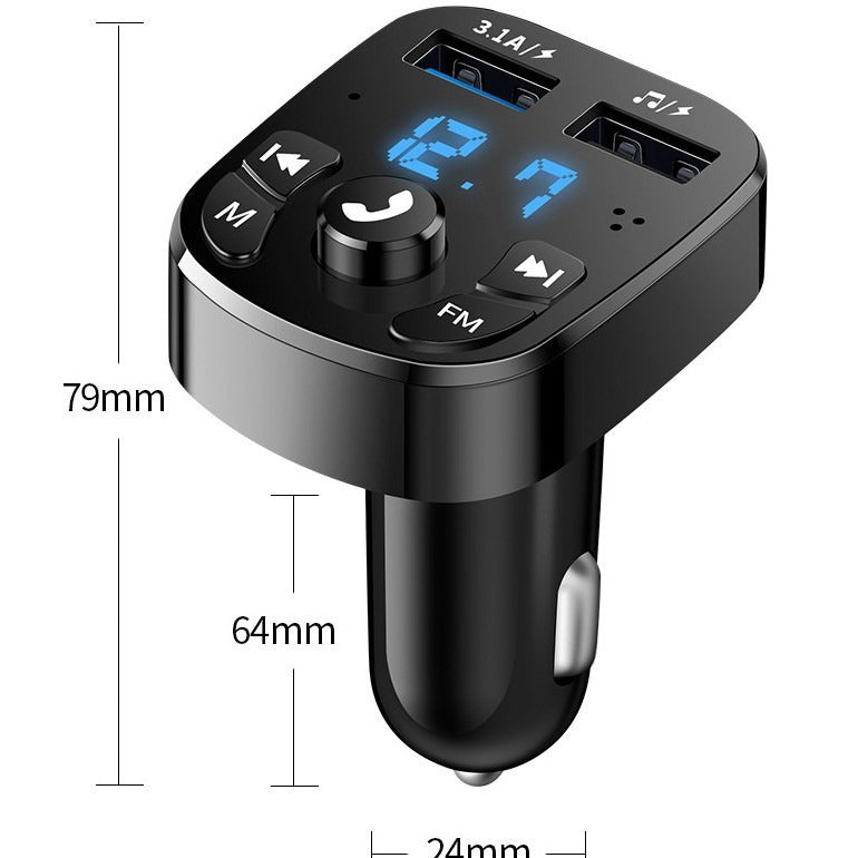 Car Charger with Bluetooth Fast Charging