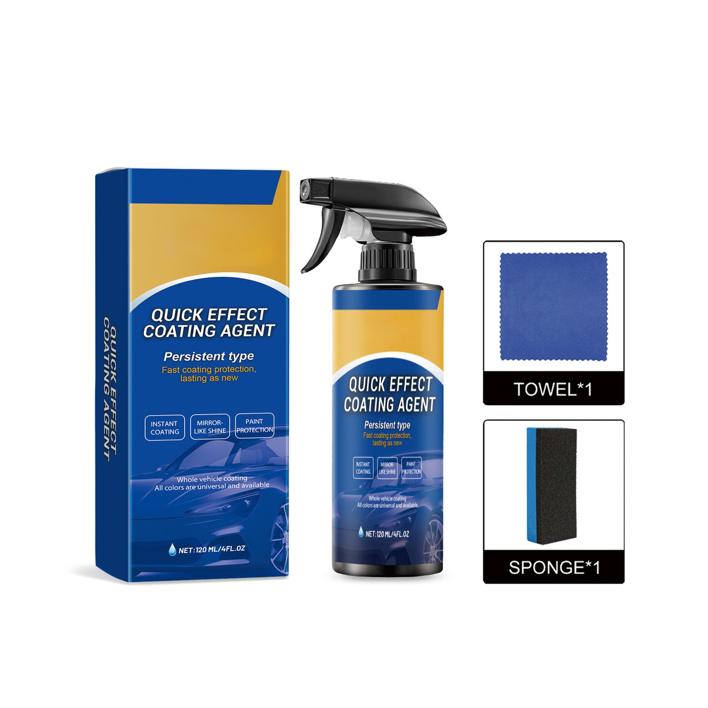 Car Paint Coating Spray Protection Gloss Enhancer