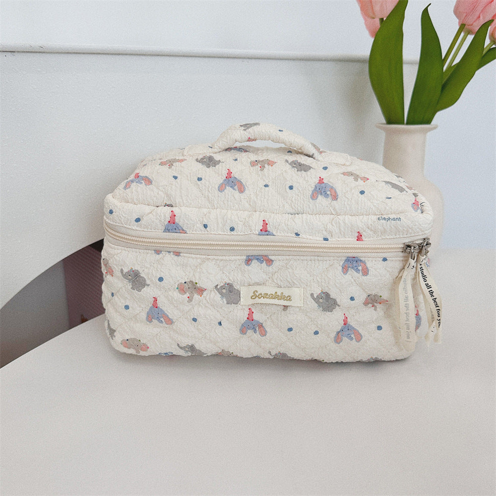 Cartoon Cosmetic Bag Women's Travel Portable Large Capacity Storage Bag
