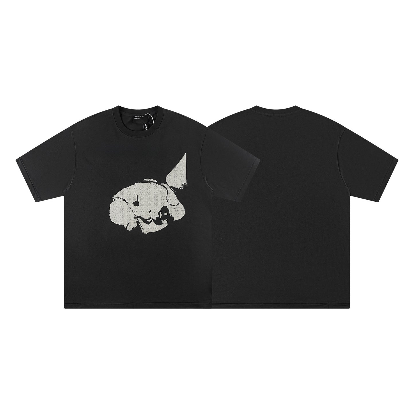 Casual Cartoon Print Cotton T-Shirt