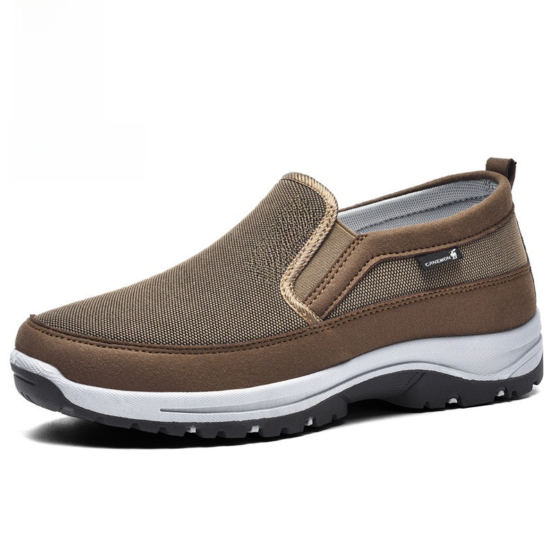 Casual sports shoes for men, mesh fabric, breathable, walking shoes