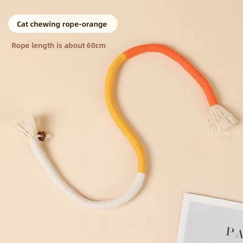 cat bite rope