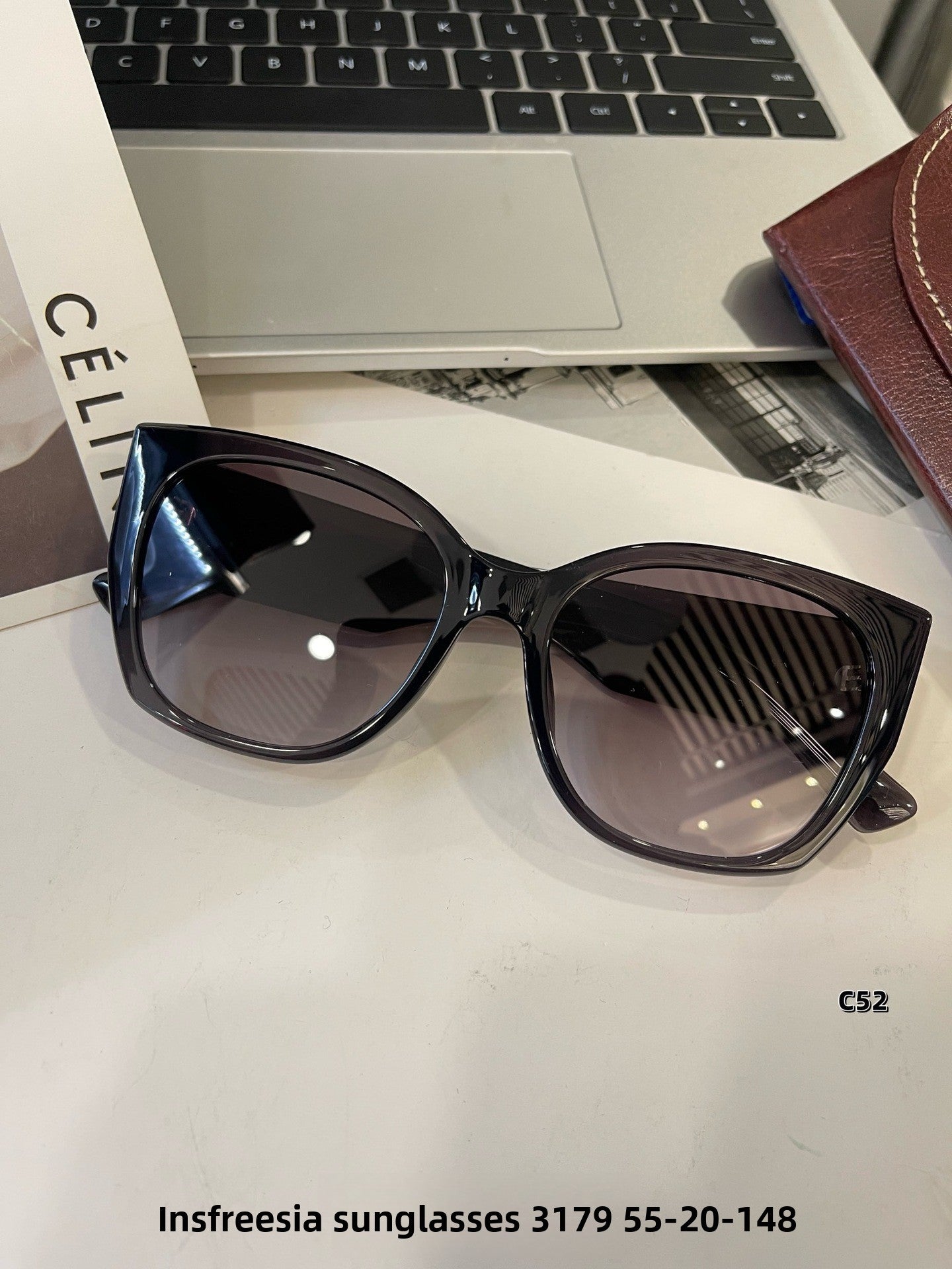 Cat-eye trendy sunglasses