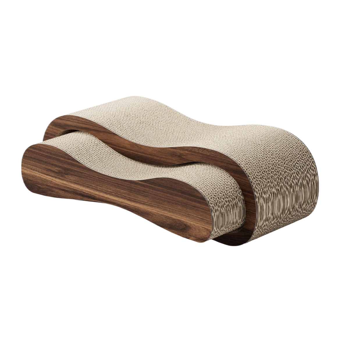 Cat scratch board corrugated paper lounge chair bed board