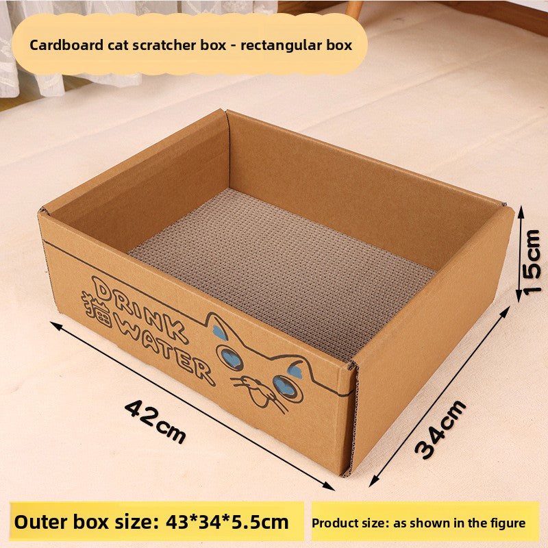 cat scratching house
