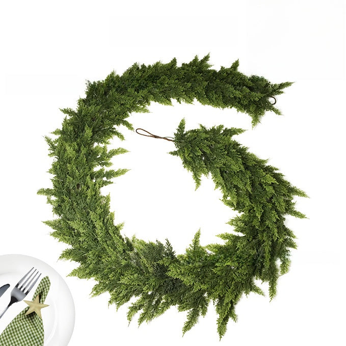 Cedar boughs for Christmas decoration