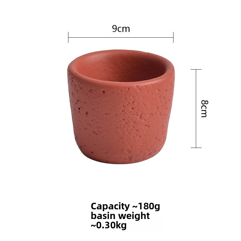 Cement Candle Holder Cup Empty Container