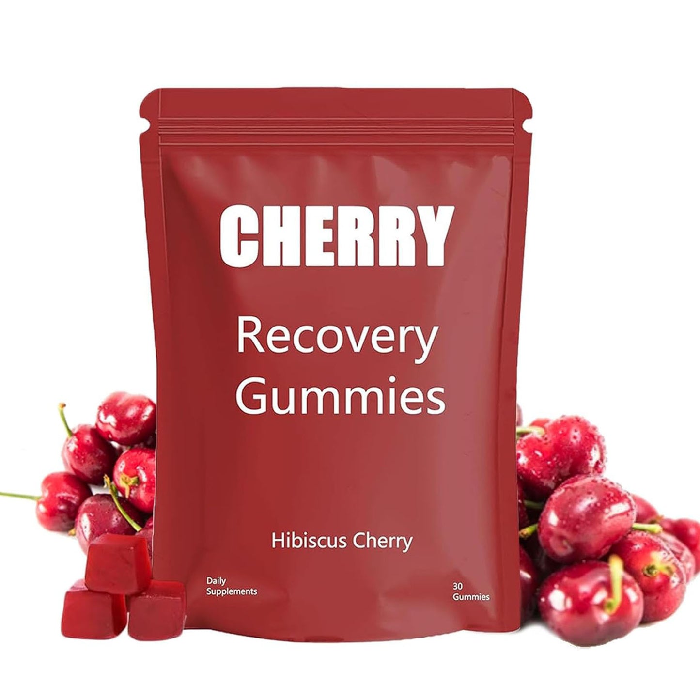 Cherry Recovery Energy Supplement Gummies