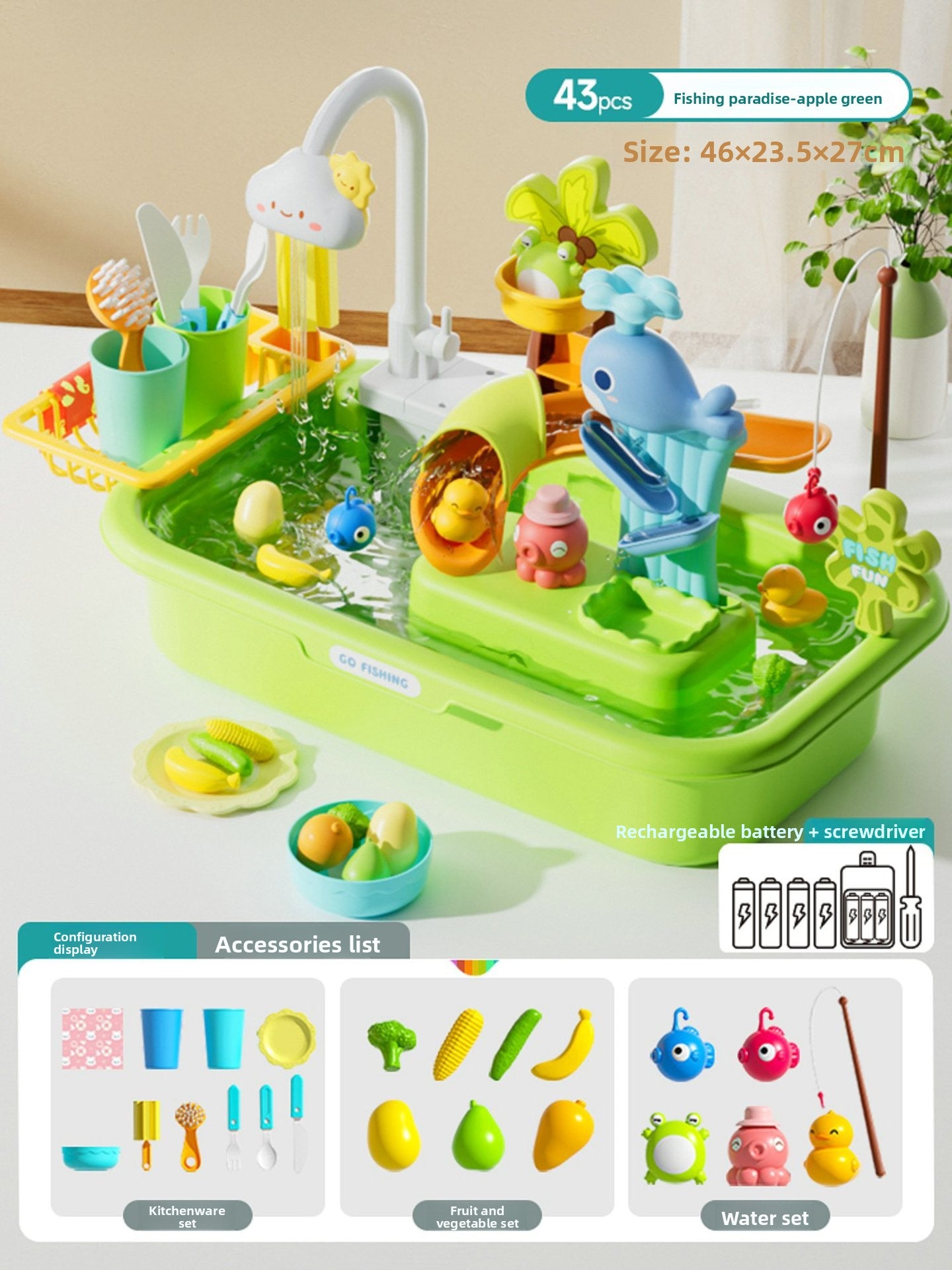 Children's dishwasher table toys