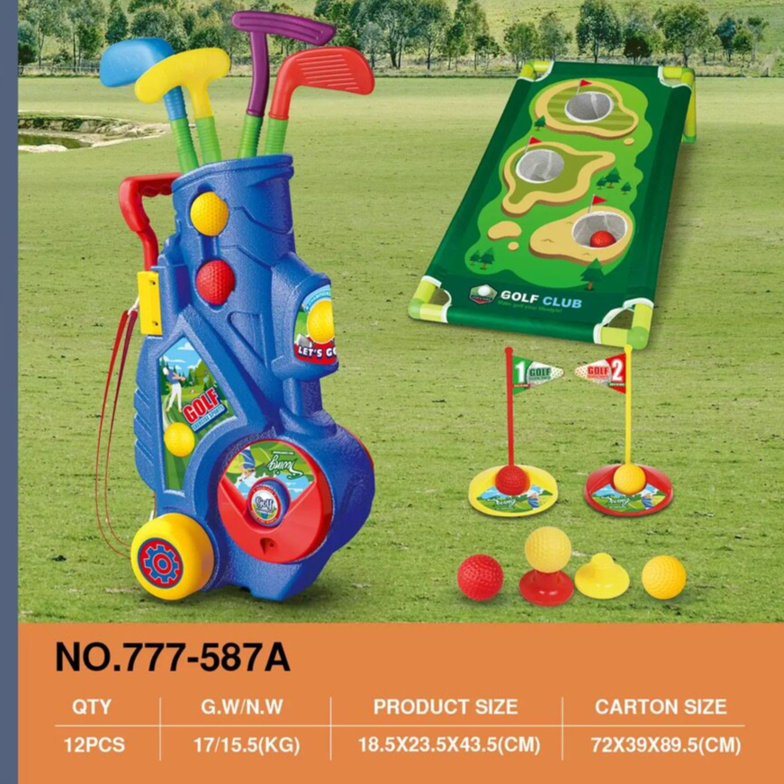 Children's Golf Practice Set with Clubs and Balls